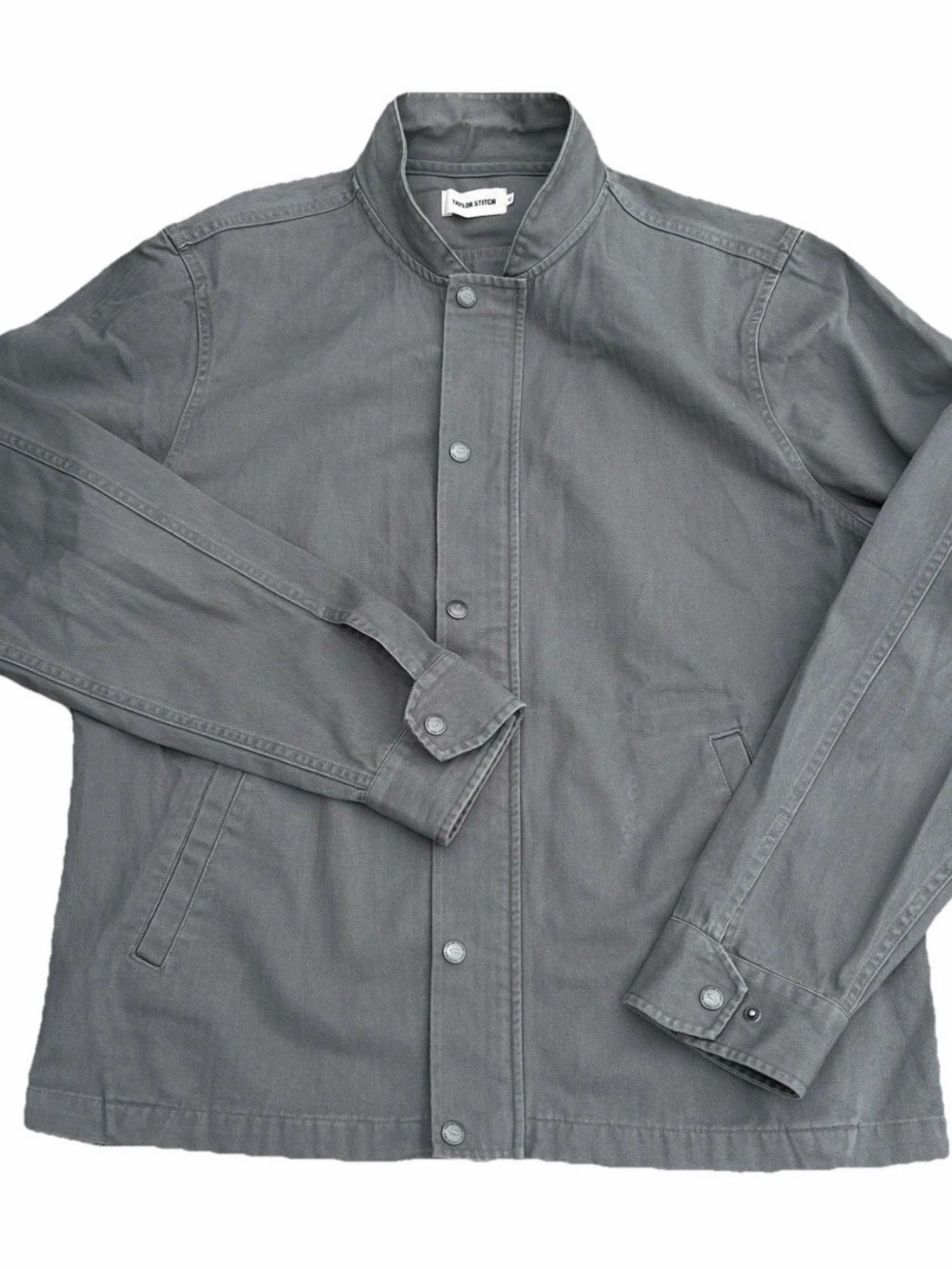 Taylor Stitch Herringbone Twill 100% Organic Cotton Canvas Jacket Sz. 42 Olive